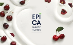 Йогурт EPICA с вишней и черешней 4,8%, без змж, 130г