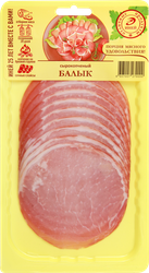 Изображение товара Балык сырокопченый ИНЕЙ, нарезка, 100г