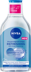 Изображение товара Вода мицеллярная для лица, глаз и губ NIVEA Refreshing для нормальной кожи, 400мл