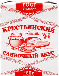 Спред растительно-жировой КРЕСТЬЯНСКИЙ Сливочник 60%, 180г