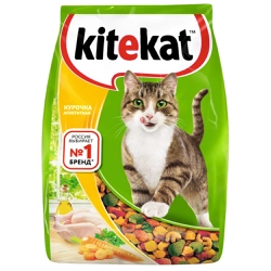 Корм сухой для взрослых кошек KITEKAT Курочка аппетитная, 350г