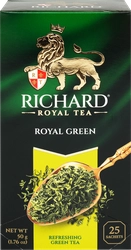 Чай зеленый RICHARD Royal Green Китайский байховый, 25пак