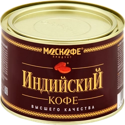 Кофе растворимый МОСКОФЕ Индийский Кофе натуральный порошкообразный ж/б, 90г