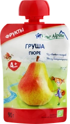 Пюре фруктовое FLEUR ALPINE Груша, с 4 месяцев, Organic, 90г