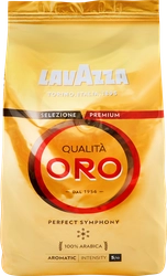 Кофе зерновой LAVAZZA Qualita Oro натуральный жареный, 1кг