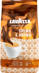 Кофе зерновой LAVAZZA Crema e Aroma натуральный жареный, 1кг