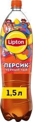 Напиток LIPTON Холодный чай со вкусом персика негазированный, 1.5л