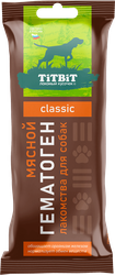 Изображение товара Лакомство для собак TITBIT Classic Гематоген мясной, 35г