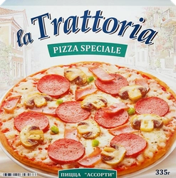 Пицца LA TRATTORIA Ассорти, 335г