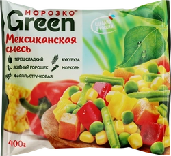 Смесь овощная МОРОЗКО Green Мексиканская, 400г