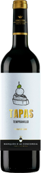 Вино MARQUES DE LA CONCORDIA TAPAS Темпранильо Кастилия красное сухое, 
0.75л