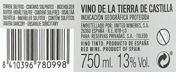 Вино MARQUES DE LA CONCORDIA TAPAS Темпранильо Кастилия красное сухое, 
0.75л