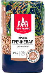 Крупа гречневая АГРО-АЛЬЯНС Экстра Элитная высший сорт, 900г
