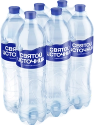 Вода питьевая СВЯТОЙ ИСТОЧНИК газированная, 1.5л