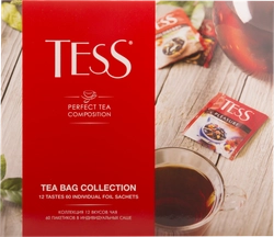 Набор чая и чайных напитков TESS Tea Bag Collection 12 видов, 60пак