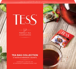 Набор чая и чайных напитков TESS Tea Bag Collection 12 видов, 60пак