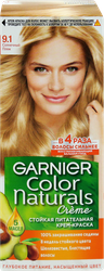 Краска для волос COLOR NATURALS 9.1 Солнечный пляж, с 3 маслами, 110мл