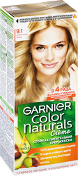 Краска для волос COLOR NATURALS 9.1 Солнечный пляж, с 3 маслами, 110мл