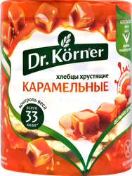Хлебцы рисово-кукурузный DR KORNER Карамельные, 90г