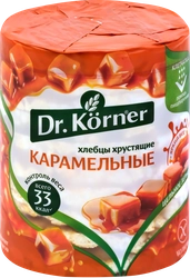 Хлебцы рисово-кукурузный DR KORNER Карамельные, 90г