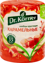 Хлебцы рисово-кукурузный DR KORNER Карамельные, 90г