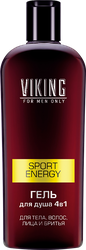 Гель для душа VIKING 4в1 Sport Energy, 300мл