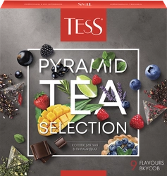 Набор подарочный чайный TESS Pyramid Tea Selection 9 видов, 45пир