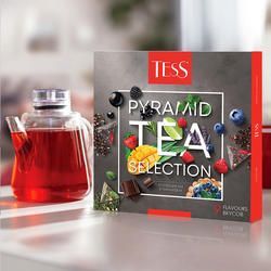 Набор подарочный чайный TESS Pyramid Tea Selection 9 видов, 45пир