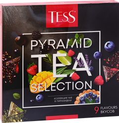 Набор подарочный чайный TESS Pyramid Tea Selection 9 видов, 45пир