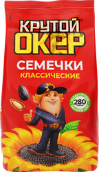 Изображение товара Семечки подсолнечника КРУТОЙ ОКЕР жареные, 280г