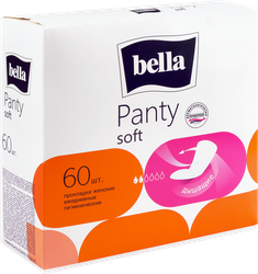Прокладки ежедневные BELLA Panty Soft, 60шт