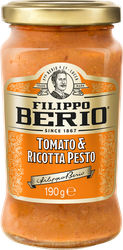 Изображение товара Соус FILIPPO BERIO Песто с томатами и сыром рикотта, 190г