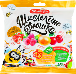Мармелад жевательный ПОБЕДА ВКУСА Шмелькино брюшко микс, 250г
