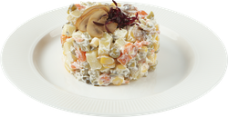 Салат ЛЕНТА FRESH Оливье постный, с шампиньонами, весовой