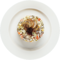 Салат ЛЕНТА FRESH Оливье постный, с шампиньонами, весовой