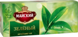 Чай зеленый МАЙСКИЙ Зеленый, 25пак