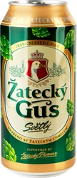 Пиво светлое ZATECKY GUS пастеризованное 4,6%, 0.9л