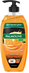 Гель для душа мужской PALMOLIVE Men Цитрусовый заряд Бодрящий 2в1, 750мл