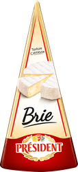 Сыр мягкий PRESIDENT Brie 60%, без змж, 200г