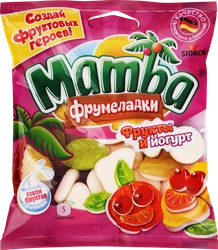 Мармелад жевательный MAMBA Фрумеладки Фрукты и йогурт, 72г
