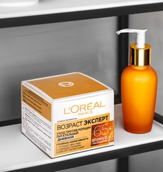 Крем дневной для лица L'OREAL Возраст Эксперт 65+, против морщин SPF20, 50мл