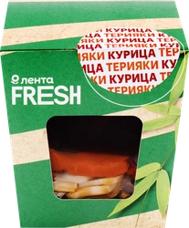 Удон ЛЕНТА FRESH с курицей в соусе терияки, 240г