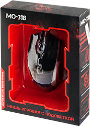 Мышь PLAYMAX MO-318 игровая, с подсветкой