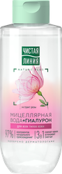 Изображение товара Вода мицеллярная для лица ЧИСТАЯ ЛИНИЯ 3в1 Цветочная, для всех типов кожи, 400мл