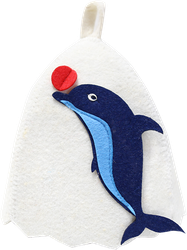 Изображение товара Шапка банная ГЛАВБАНЯ с аппликацией, в ассортименте, Арт. Б41000Л