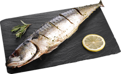 Изображение товара Скумбрия в маринаде ЛЕНТА FRESH с чесноком и сливками, весовая