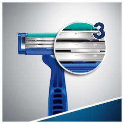 Станок для бритья одноразовый GILLETTE Blue Simple 3, 4шт