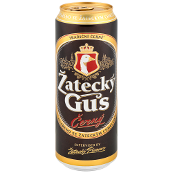 Напиток пивной темный ZATECKY GUS Cerny 3,5%, 0.45л