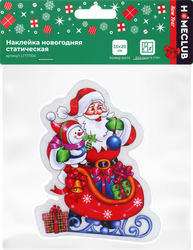 Изображение товара Наклейка новогодняя для окон и стен HOMECLUB 15х20см, силикон Арт. LTT17104