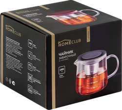 Чайник заварочный HOMECLUB Camellia 1л Арт. 311024-1000ml